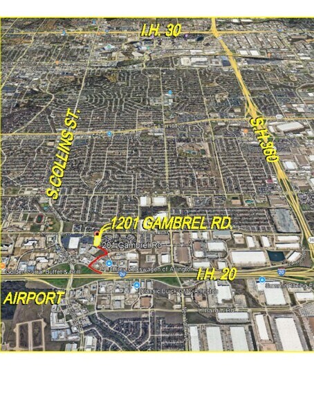 1201 Gambrel Rd, Arlington, TX à vendre - Aérien - Image 1 de 4