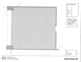 260 Maple Ct, Ventura, CA à louer Plan d’étage- Image 1 de 1