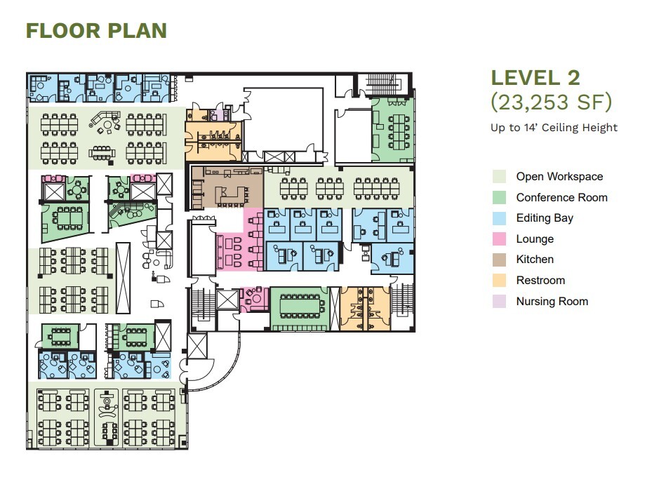 1377 N Serrano Ave, Los Angeles, CA à louer Plan d’étage- Image 1 de 1