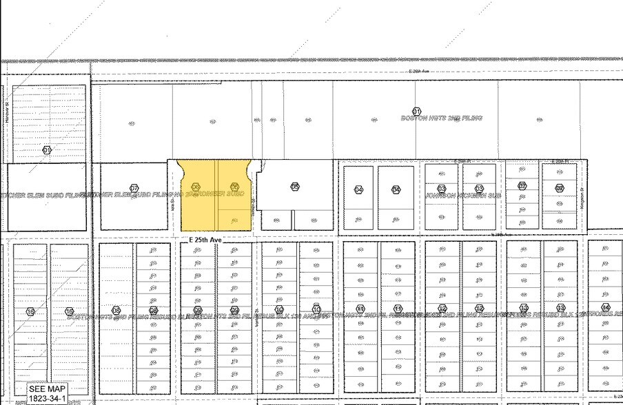 10605 E 25th Ave, Aurora, CO à louer - Plan cadastral - Image 2 de 6