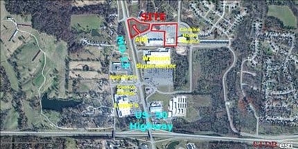 Lots 6,7,8,9 Hawthorne Boulevard, Warrensburg, MO - Aerial  map view