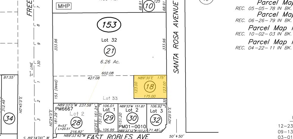 3355 Santa Rosa Ave, Santa Rosa, CA à louer - Plan cadastral - Image 1 de 1