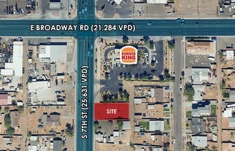4417 S 7th St, Phoenix, AZ - Aerial  map view