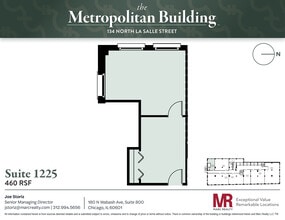 134 N LaSalle St, Chicago, IL à louer Plan d’étage- Image 1 de 5