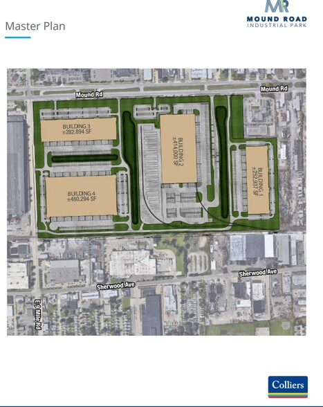 23500 Mound Rd, Warren, MI à louer - Plan de site - Image 2 de 4