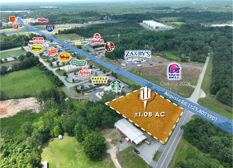 7415 Augusta rd, Piedmont, SC à louer - Photo du bâtiment - Image 2 de 2