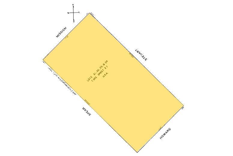 101 Spear St, San Francisco, CA à louer - Plan cadastral - Image 2 de 5