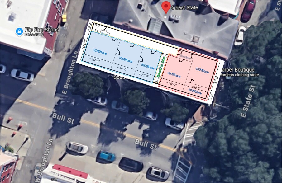 110-118 Bull St, Savannah, GA for lease - Aerial - Image 2 of 12