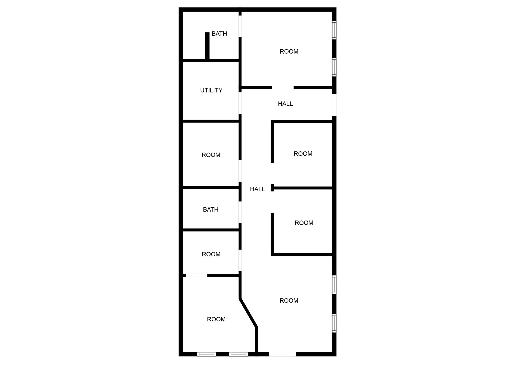 2528-2530 Us-1, Saint Augustine, FL for lease Floor Plan- Image 1 of 1