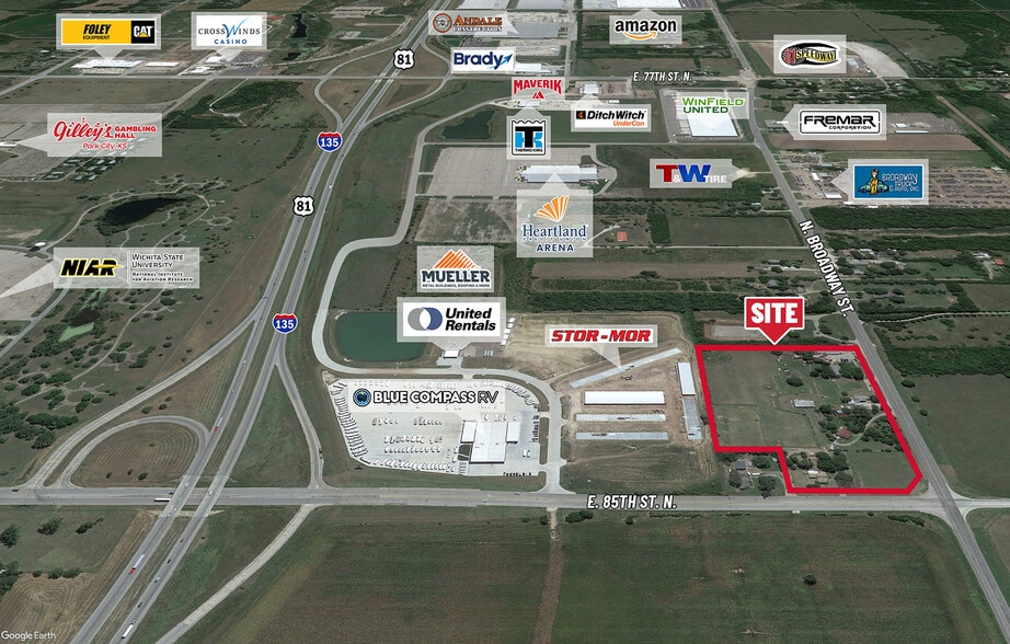 515 E 85th St N, Park City, KS for sale - Aerial - Image 2 of 14