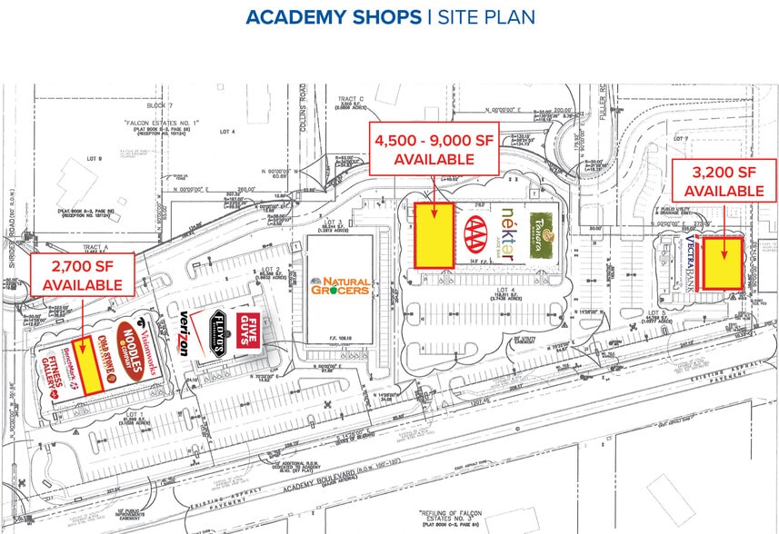 7214-7238 N Academy Blvd, Colorado Springs, CO for lease - Site Plan - Image 2 of 8