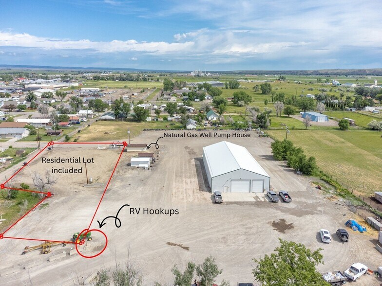 225 5th St E, Hardin, MT à vendre - Aérien - Image 2 de 9