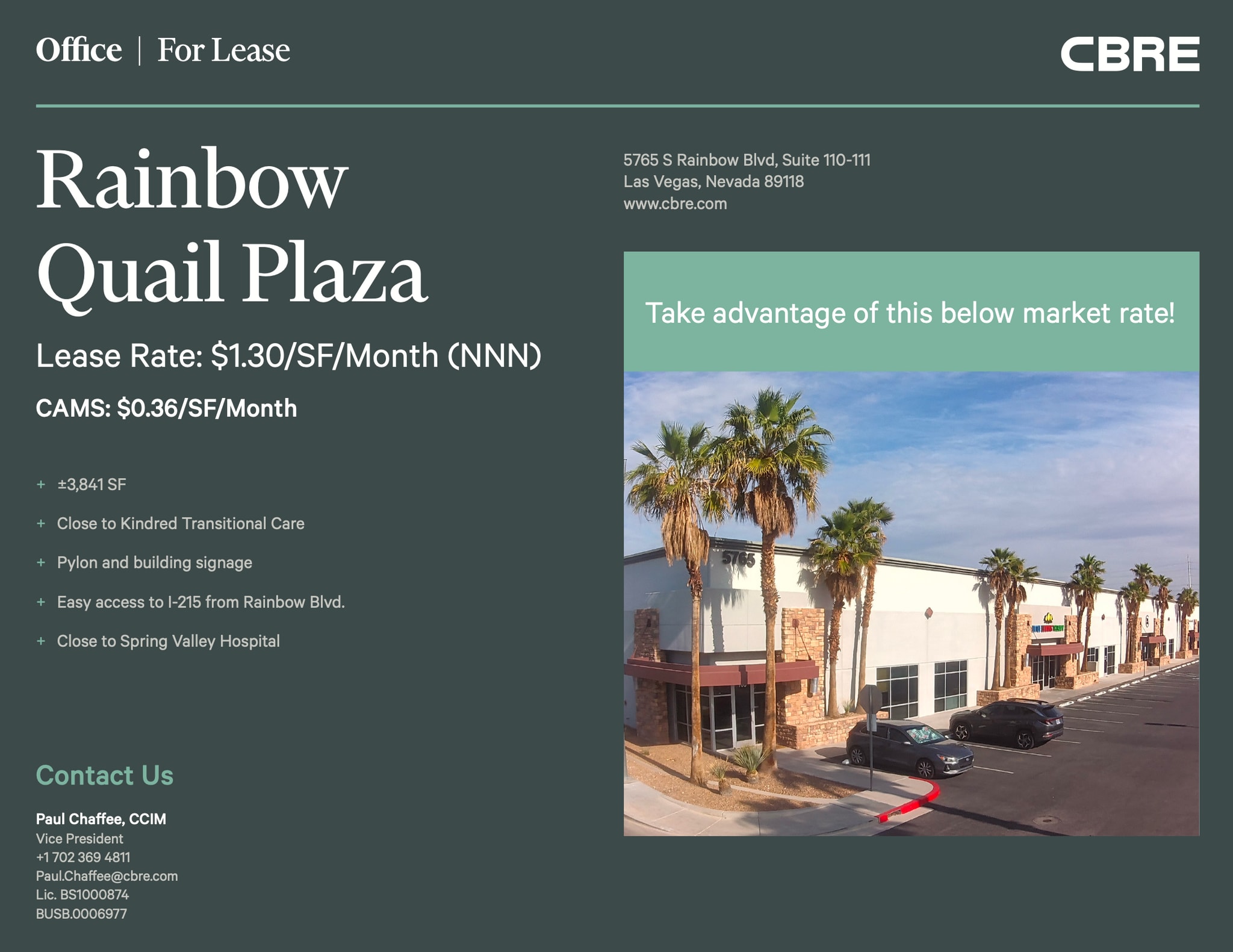 5765 S Rainbow Blvd, Las Vegas, NV for lease Building Photo- Image 1 of 41