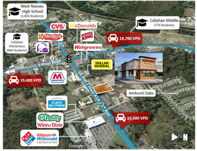 450047 State Road 200, Callahan, FL - AERIAL  map view