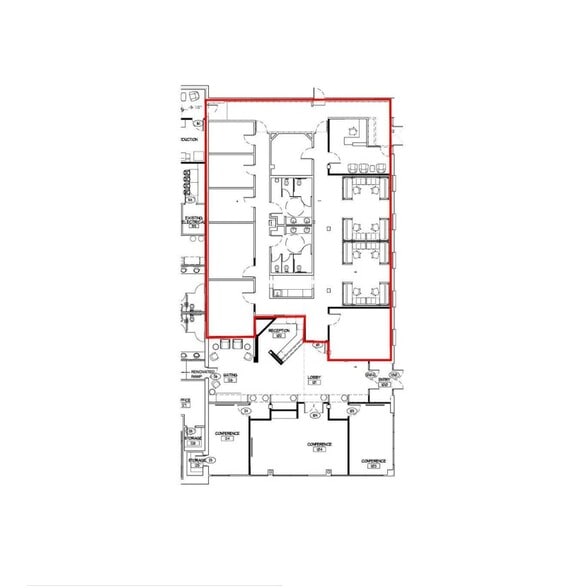 101 Monroe St, Huntsville, AL à louer - Plan d’étage - Image 2 de 5