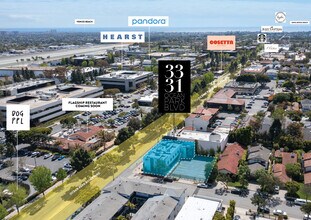 3331 Ocean Park Blvd, Santa Monica, CA - AERIAL map view