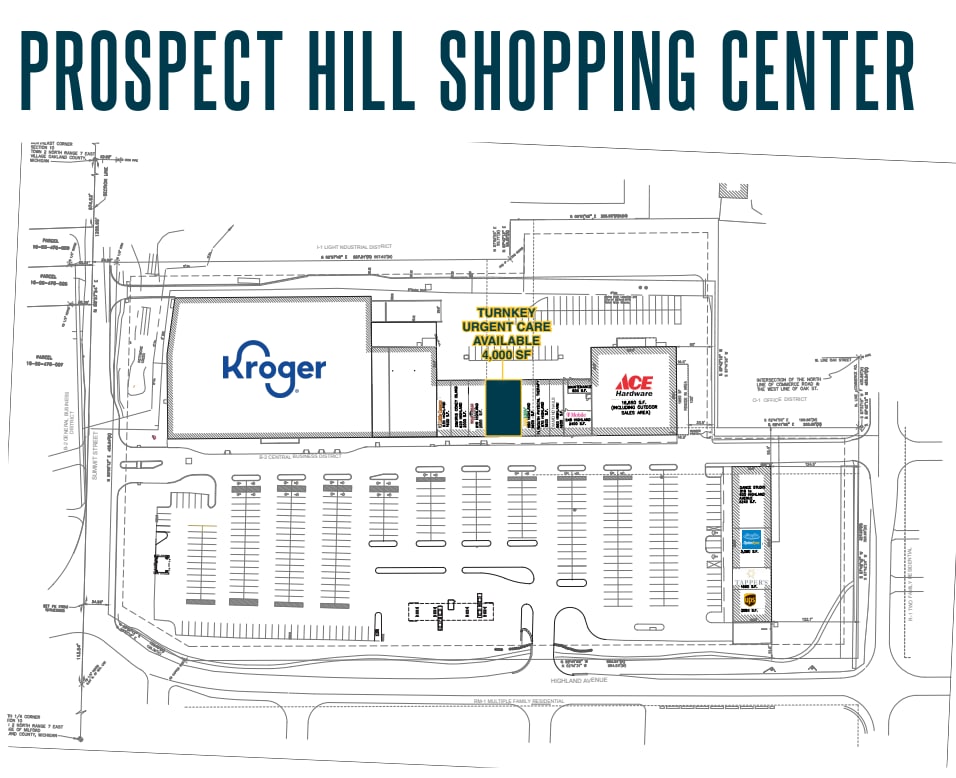510-670 Highland Ave, Milford, MI for lease Floor Plan- Image 1 of 1