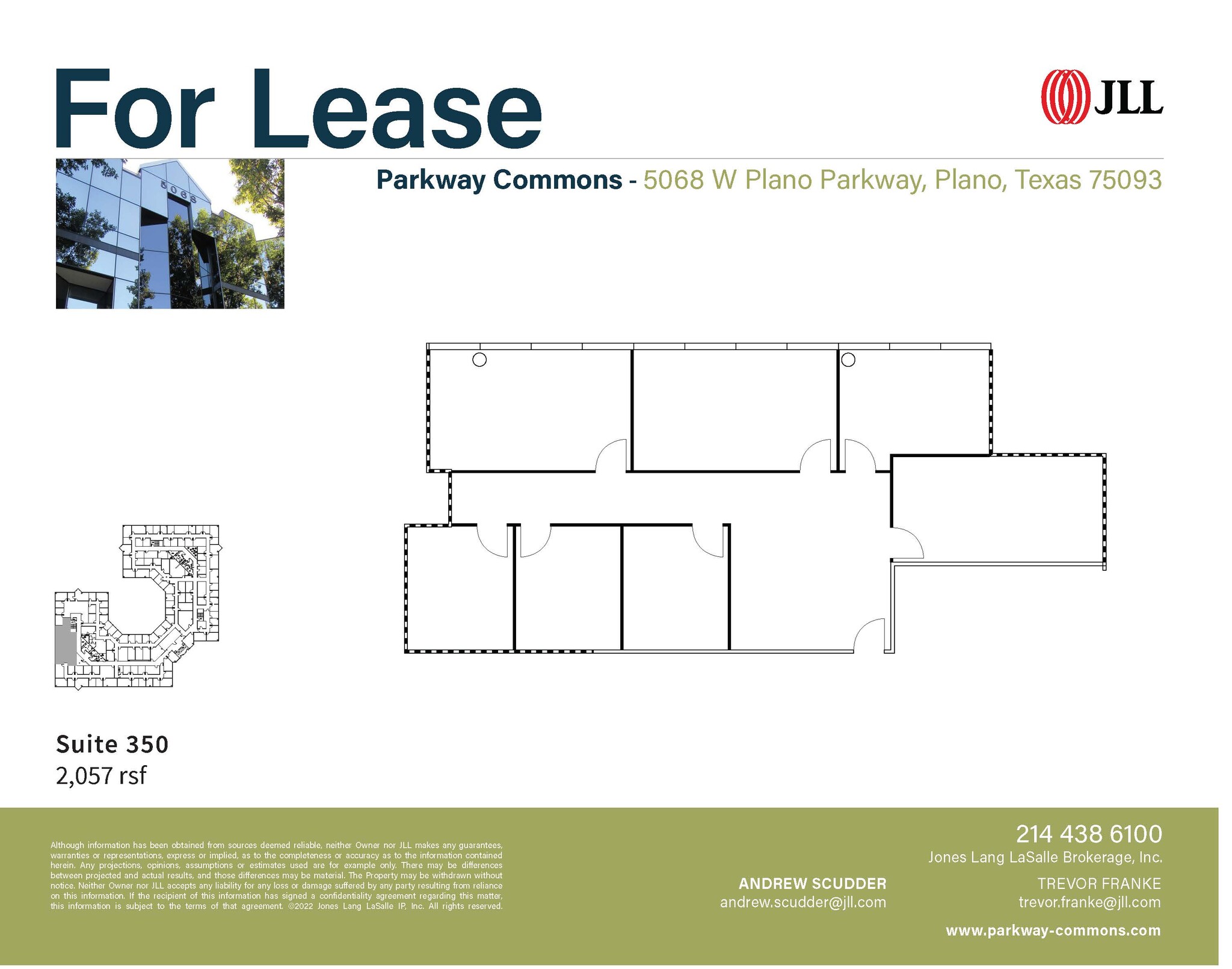 5068 W Plano Pky, Plano, TX à vendre Plan d’étage- Image 1 de 2