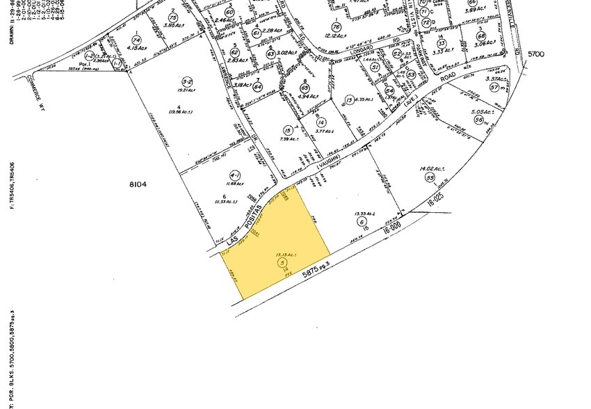 7041 Las Positas Rd, Livermore, CA for lease - Plat Map - Image 2 of 13