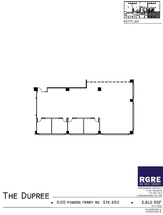 6120 Powers Ferry Rd NW, Atlanta, GA à louer Plan d’étage- Image 1 de 1