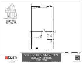 25003 Pitkin Rd, Spring, TX for lease Site Plan- Image 1 of 1