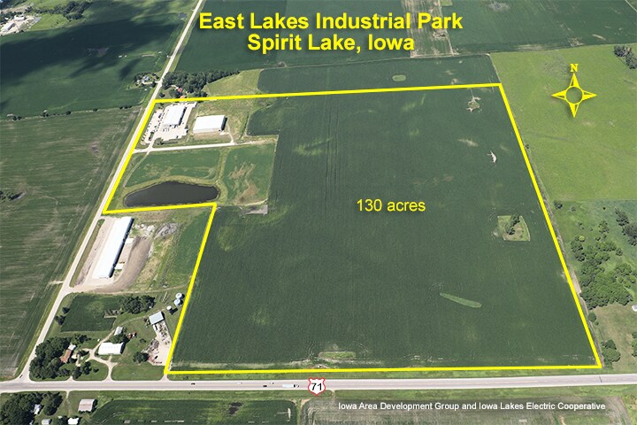 N North Hwy 9/71 E, Spirit Lake, IA à vendre - Photo du bâtiment - Image 1 de 2