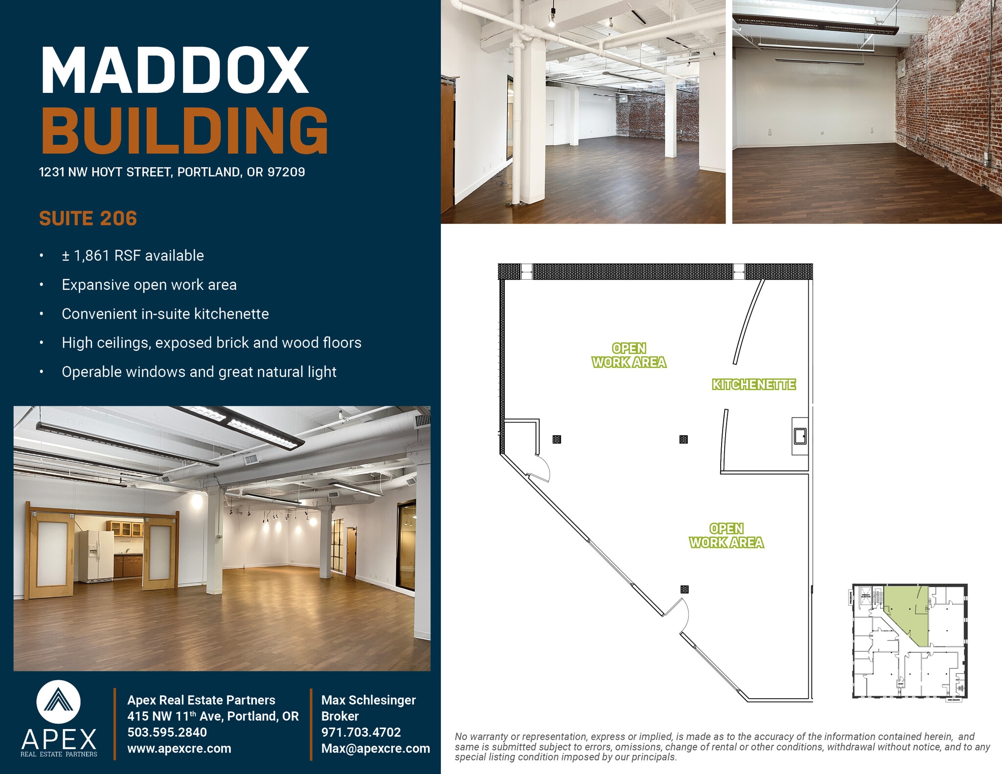 1231 NW Hoyt St, Portland, OR for lease Floor Plan- Image 1 of 1