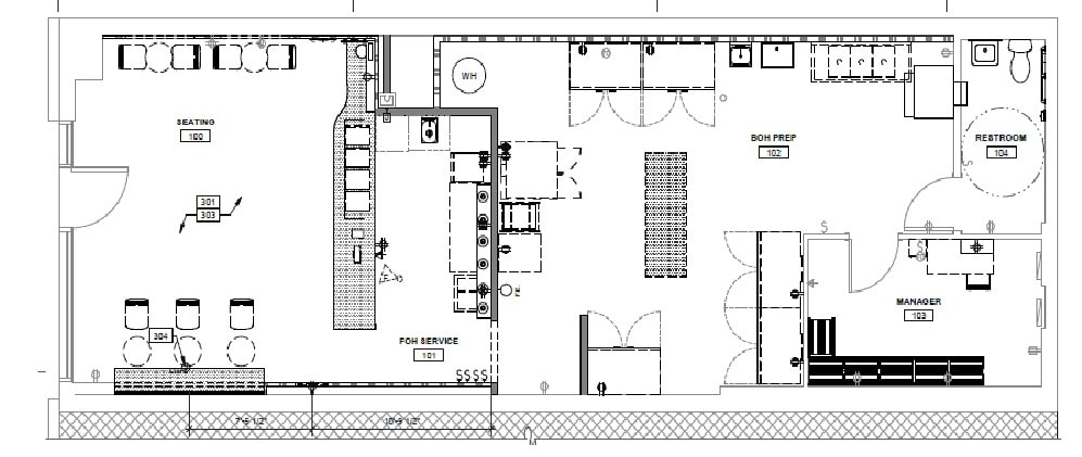 4915-4929 Elm St, Bethesda, MD à louer Plan d’étage- Image 1 de 1