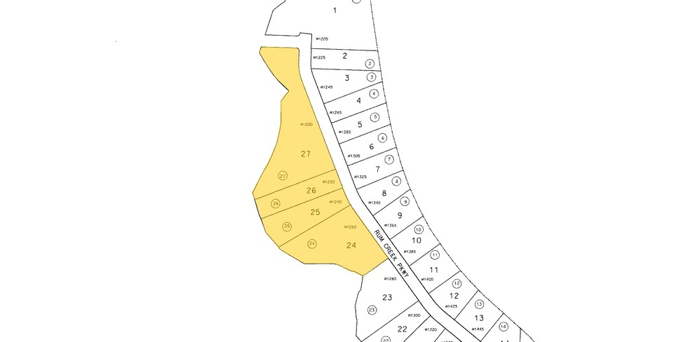 1200-1260 Rum Creek Pky, Stockbridge, GA à vendre - Plan cadastral - Image 2 de 2