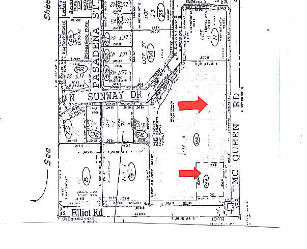 McQueen, Gilbert, AZ for sale - Plat Map - Image 1 of 1