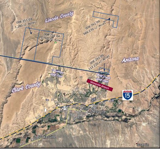 North of Mesquite, Hiko, NV for sale Primary Photo- Image 1 of 5