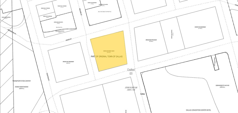 400 S Record St, Dallas, TX à louer - Plan cadastral - Image 2 de 24