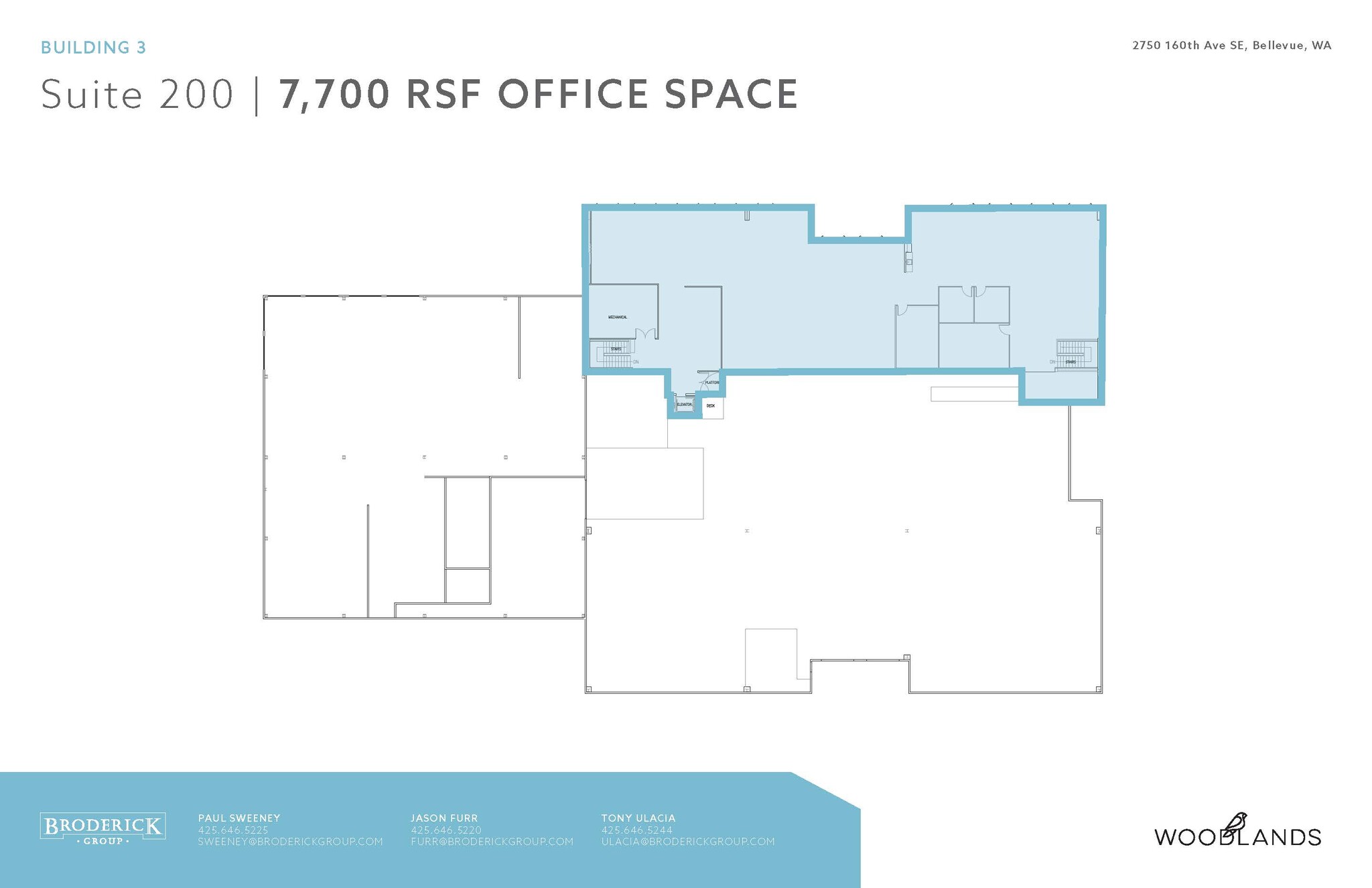 2810 160th Ave SE, Bellevue, WA for lease Floor Plan- Image 1 of 1