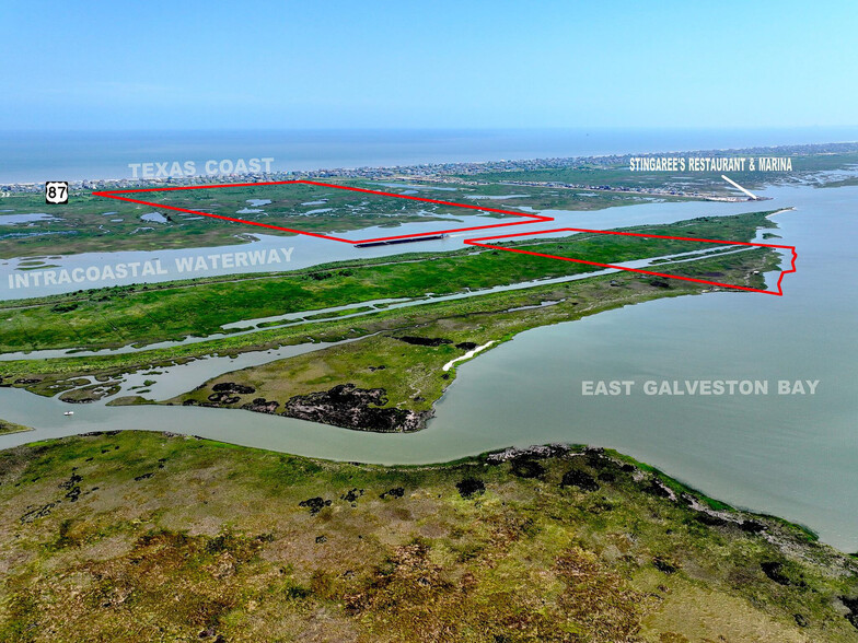 3127 Hwy 87, Crystal Beach, TX for sale - Aerial - Image 2 of 6