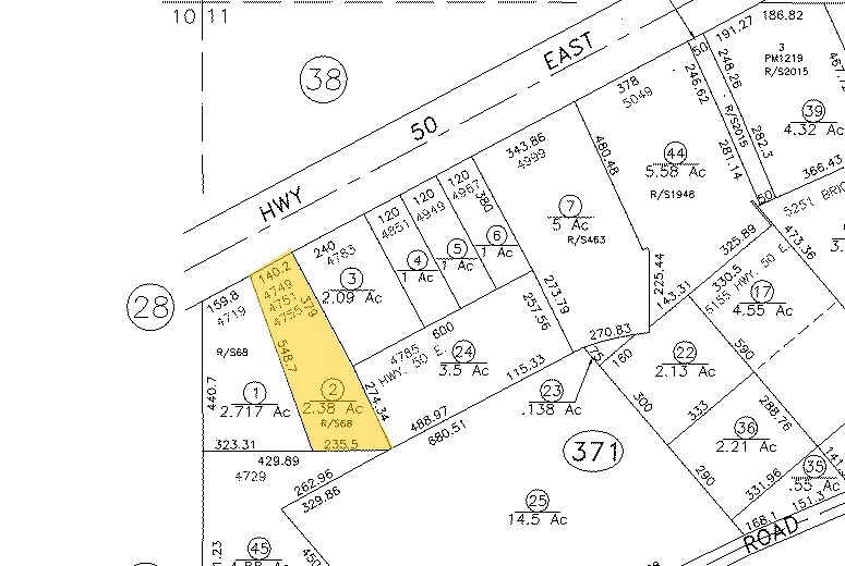 4749 US Highway 50 E, Carson City, NV à louer - Plan cadastral - Image 2 de 2