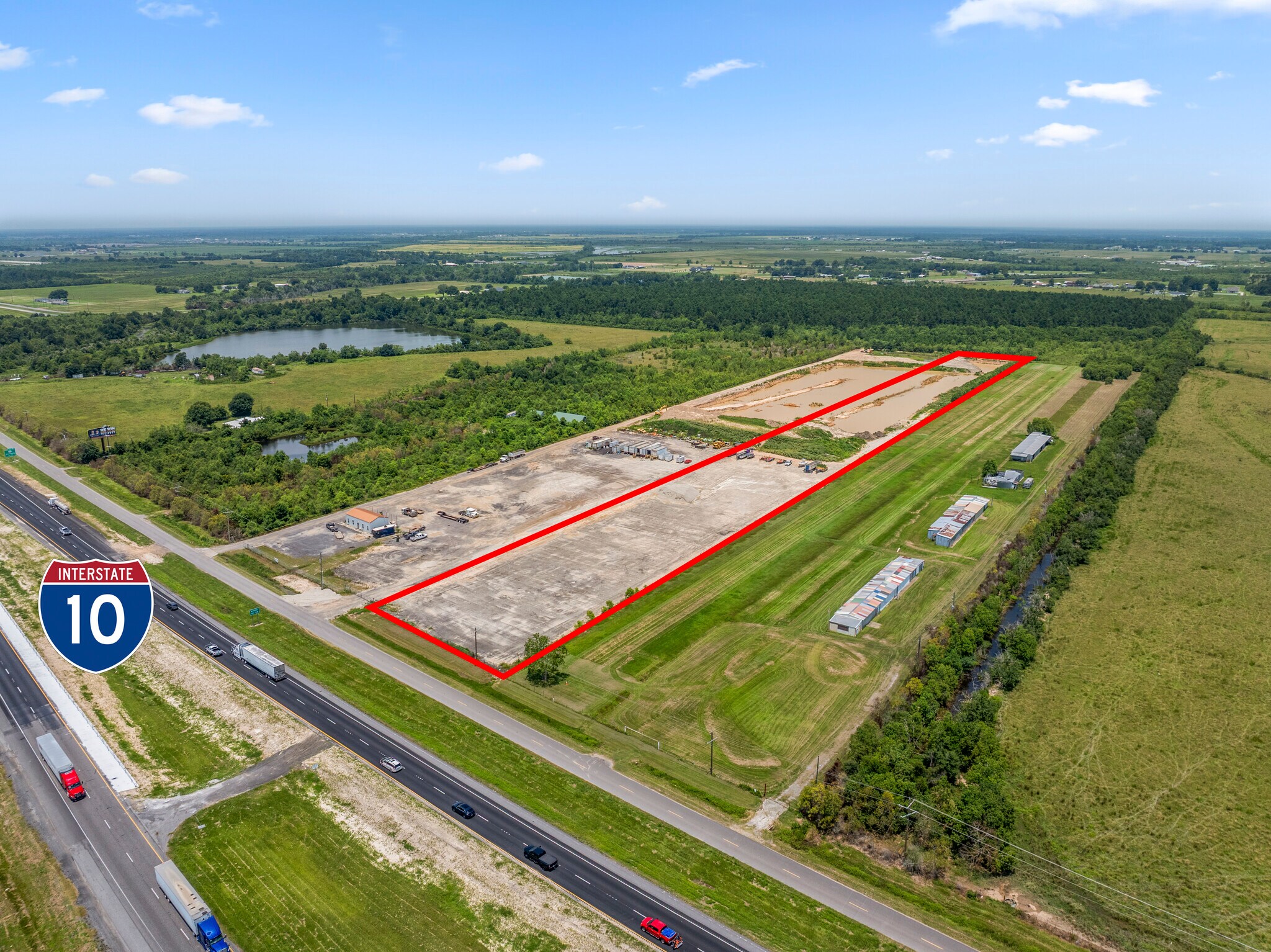 21369 N. Frontage Rd., Iowa, LA for sale Aerial- Image 1 of 13