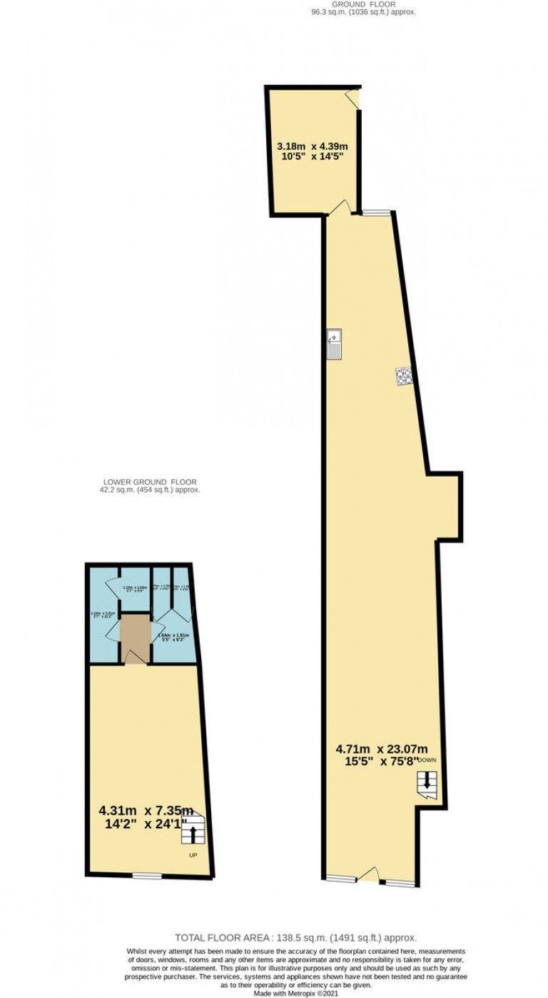 420 St John St, Londres à louer Plan d’étage- Image 1 de 1