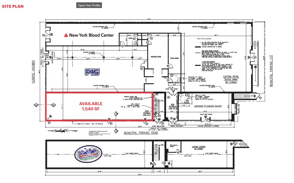 288 Sunrise Hwy, Rockville Centre, NY for lease - Site Plan - Image 2 of 3
