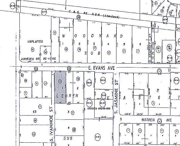 5700 E Evans Ave, Denver, CO à louer - Plan cadastral - Image 3 de 63