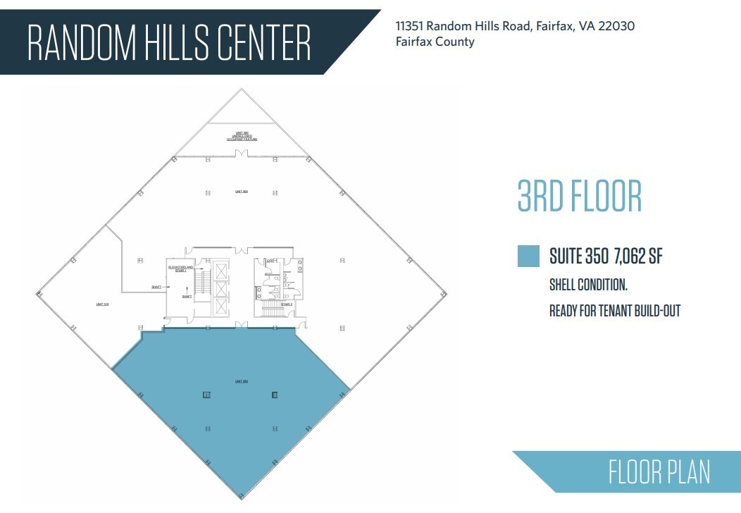 11351 Random Hills Rd, Fairfax, VA à louer Plan d  tage- Image 1 de 1