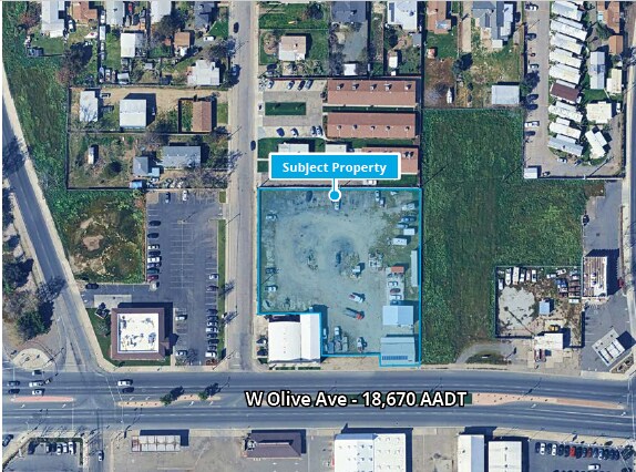 866 W Olive Ave, Porterville, CA à vendre - Photo du bâtiment - Image 2 de 3
