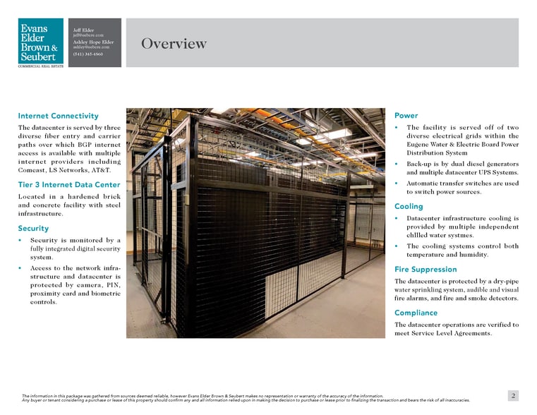 Eugene Springfield Datacenter, Eugene, OR for lease - Building Photo - Image 3 of 3