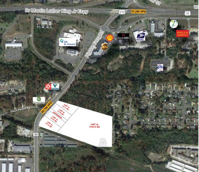 1765 Higdon Ferry Rd, Hot Springs, AR for sale - Site Plan - Image 2 of 4