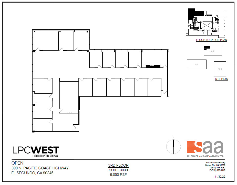 300 N Pacific Coast Hwy, El Segundo, CA à louer Plan d’étage- Image 1 de 1