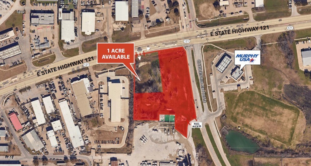 SWQ of Business 121 & E Valley Ridge Blvd, Lewisville, TX for sale Site Plan- Image 1 of 2