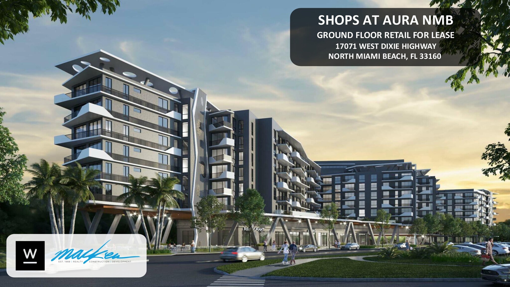 17071 W Dixie Hwy, North Miami Beach, FL à louer Plan de site- Image 1 de 12