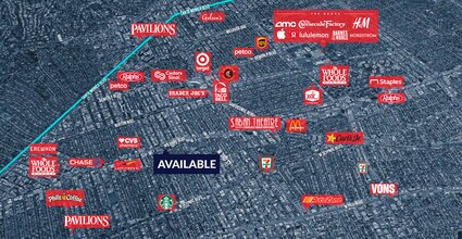 8900 Wilshire Blvd, Beverly Hills, CA - Aérien  Vue de la carte