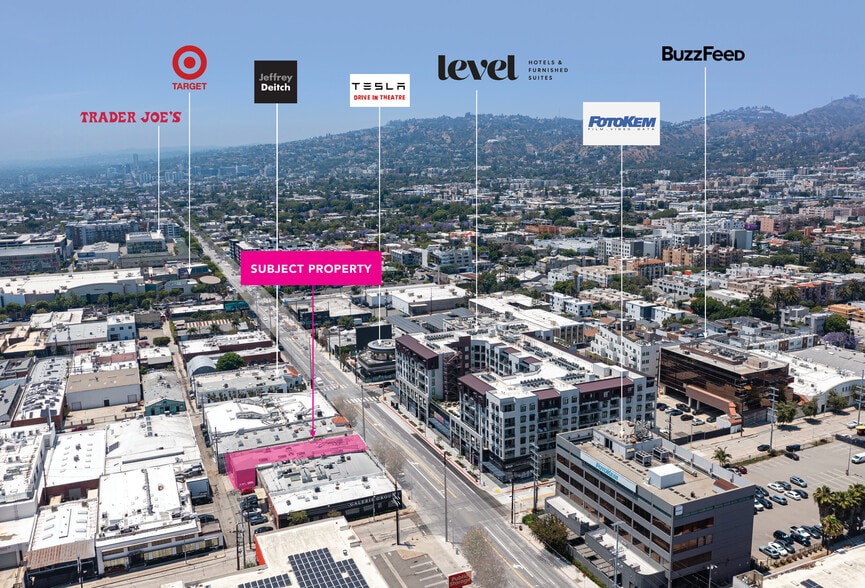 6910-6912 Santa Monica Blvd, Los Angeles, CA à louer - Aérien - Image 3 de 11