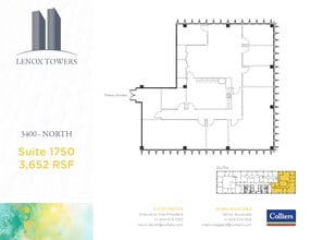 3400 Peachtree Rd NE, Atlanta, GA à louer Plan d’étage- Image 1 de 1