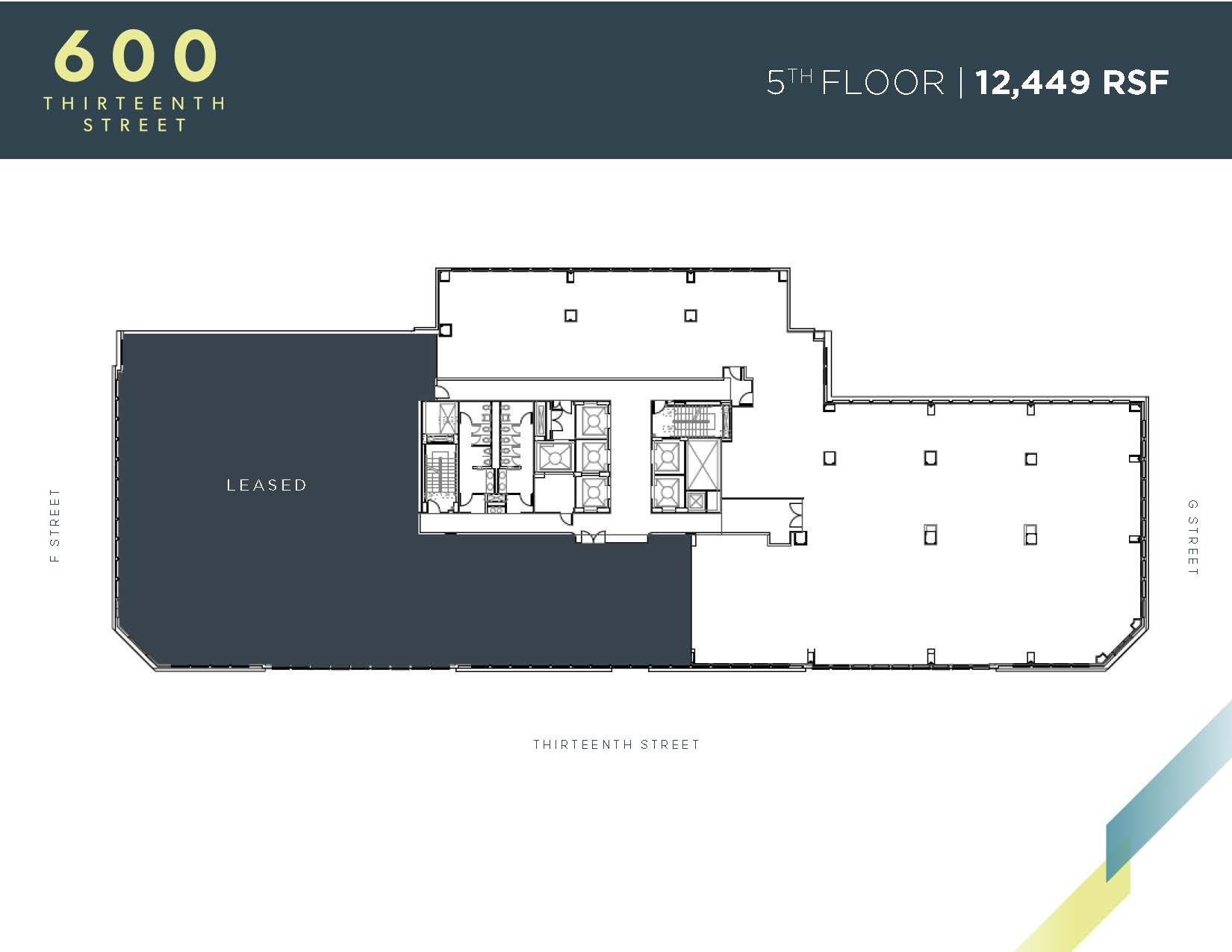 600 13th St NW, Washington, DC à louer Plan d  tage- Image 1 de 1